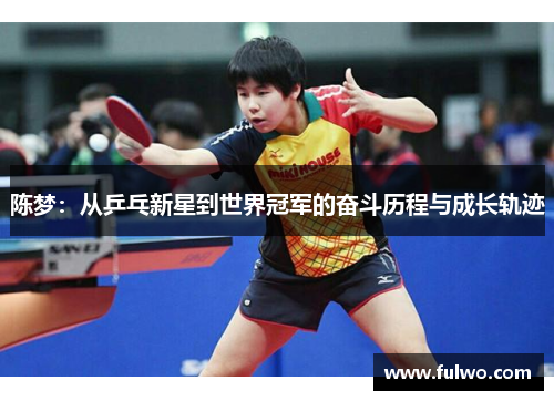 陈梦：从乒乓新星到世界冠军的奋斗历程与成长轨迹